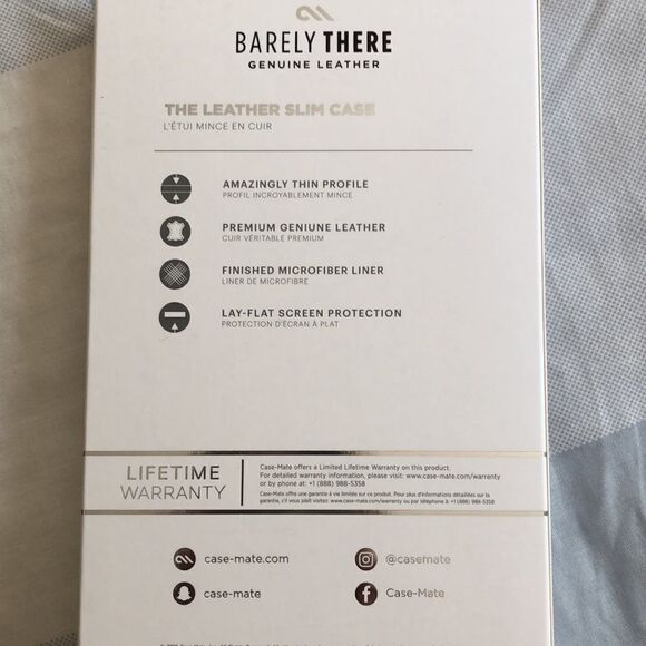 Case Mates Leather IPhone XS Max Phone Case - Picture 2 of 4